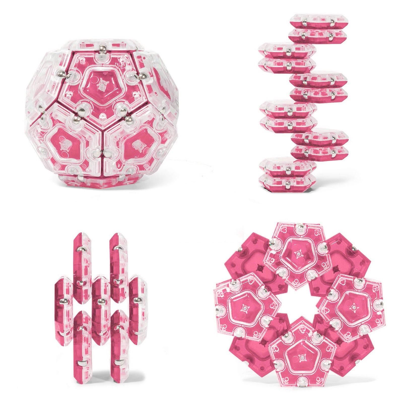 

Speks Geode Магнитная Сфера Пятиугольники Набор из 12 штук Веселая настольная игрушка для взрослых One Size красный