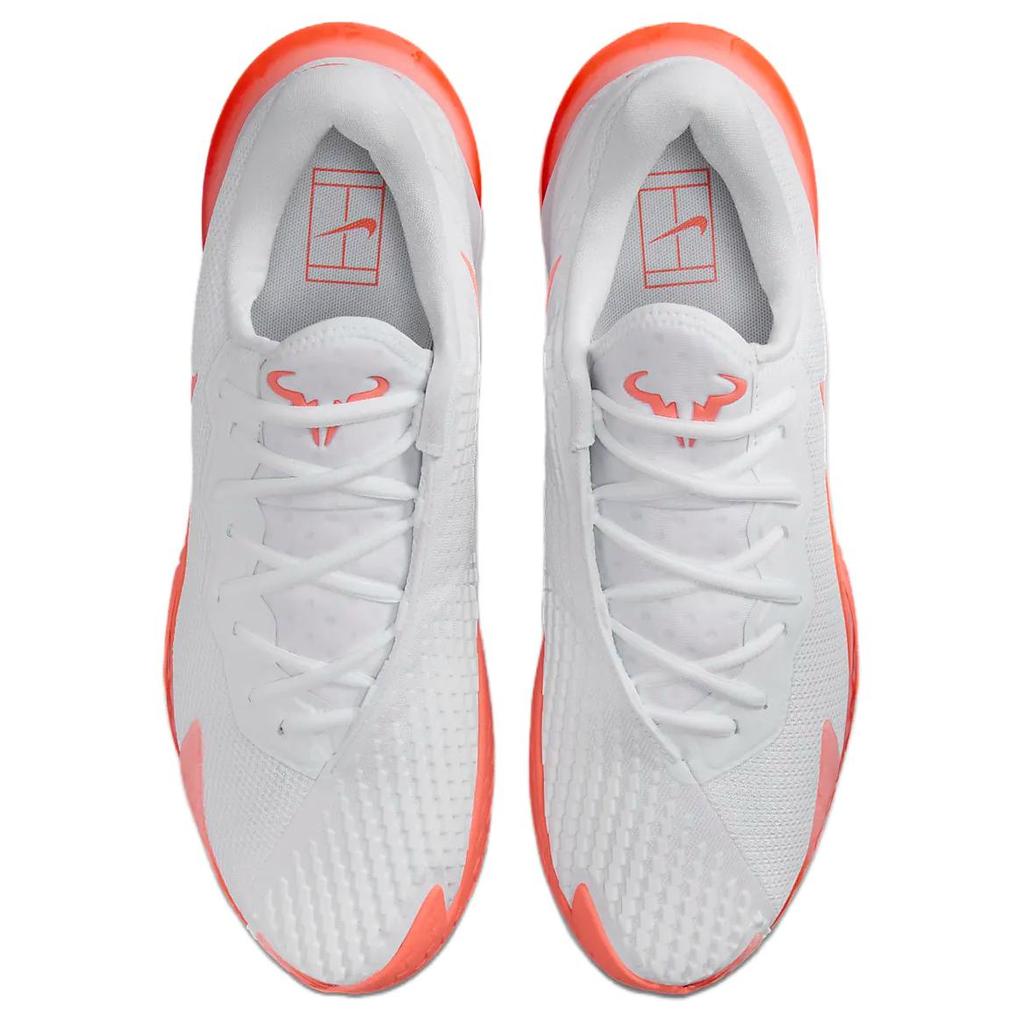 Nike Court Zoom Vapor Cage 4 Rafa Hvit Bright Mango Herre Sneakers DD1579-106