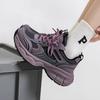 Amerykańskie retro fioletowe buty typu "dad shoes" wiosna i lato nowe małe podwyższenie obcasa codzienne sportowe buty typu "dad shoes"