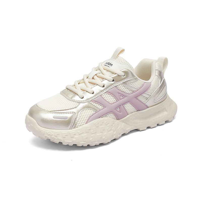Augustus Dengde training shoes women's 2025 new autumn fashion platform dad shoes lightweight Forrest Gump casual sports shoes