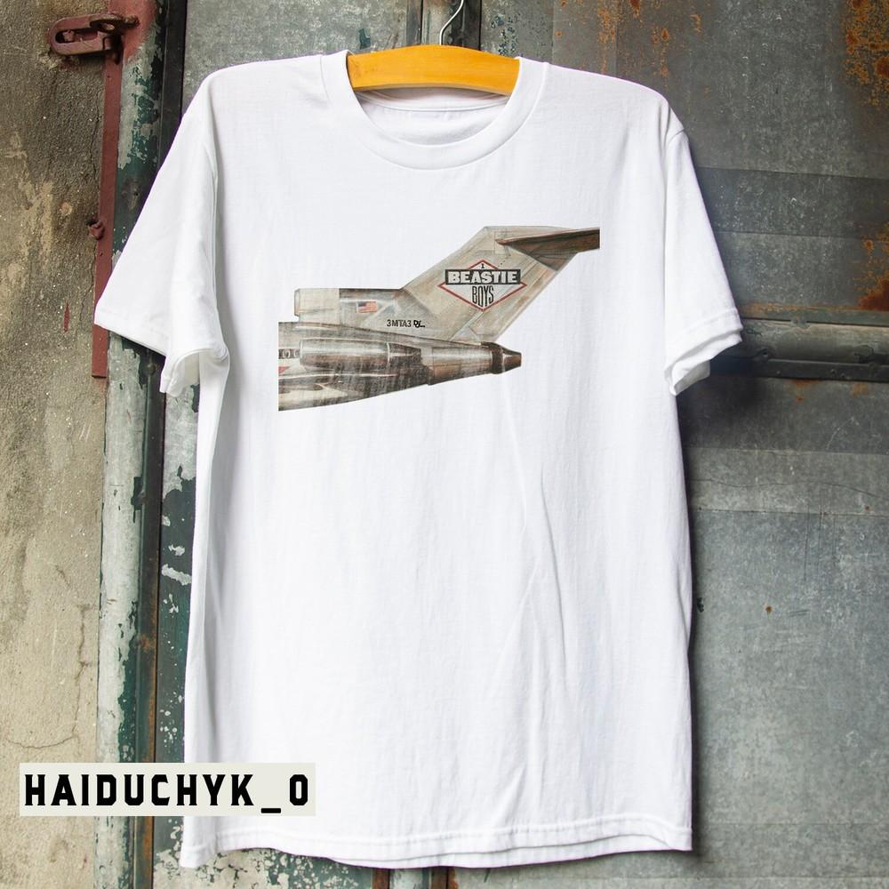 Beastie Boys Licensed To Ill Logo Men s Unisex White T-shirt S-5XL Unisex T-Shirt XL