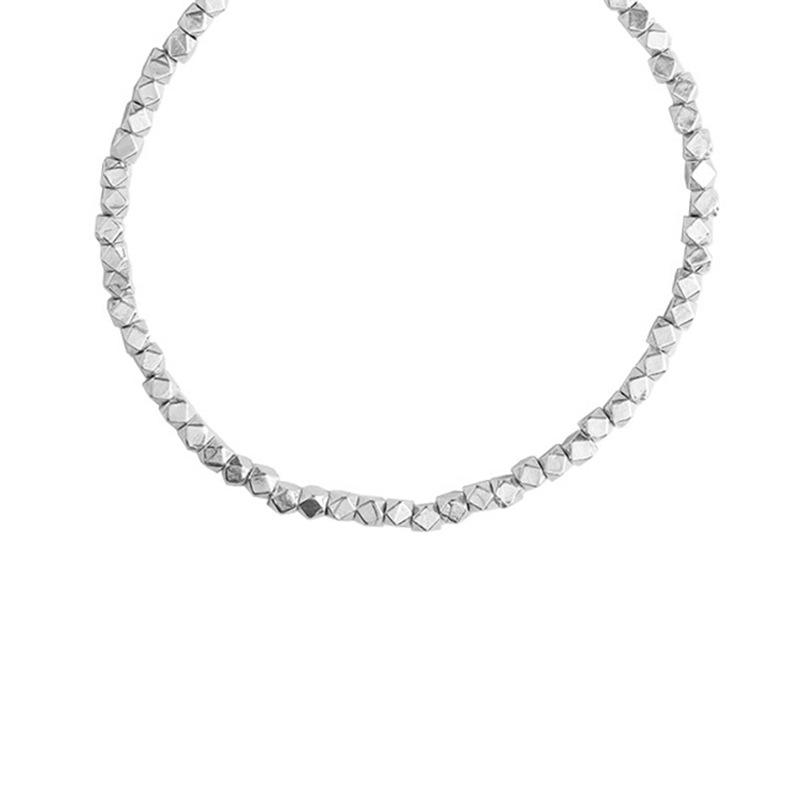 

Оригинальное колье из стерлингового серебра 925 пробы: Шикарная цепочка на ключицу цвета состаренного серебра для женщин. 925 Silver