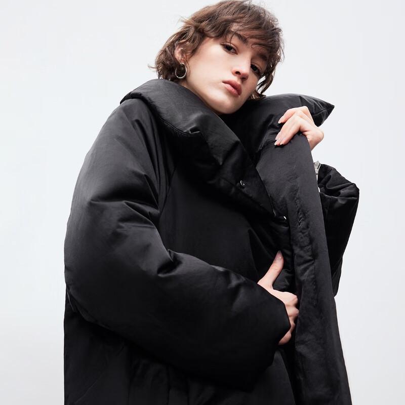 Only Women's 2025 Winter Mid-Length 90% White Duck Down Puffer Jacket