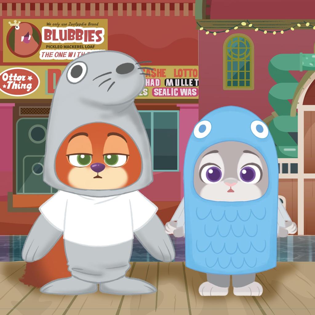 TOP TOY Disney Zootopia [Disguise] Plush Toy Series [1 Piece] Gachapon Blind Box Figure Plastic Model Premium Toy Zootopia Birthday Gift Zootopia