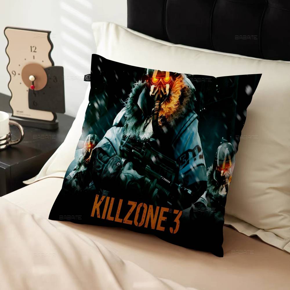 Killzone Helghast Logo Cushion Cover Pillow Cover Decor Pillowcase Printed Cushion Case For Couch