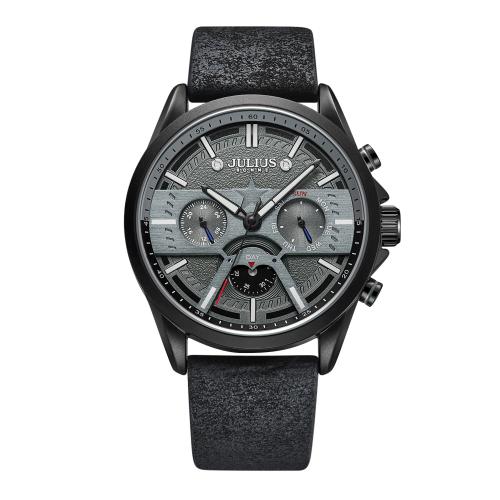 

[JULIUS] JULIUS Men s Leather Watch JAH-106 D