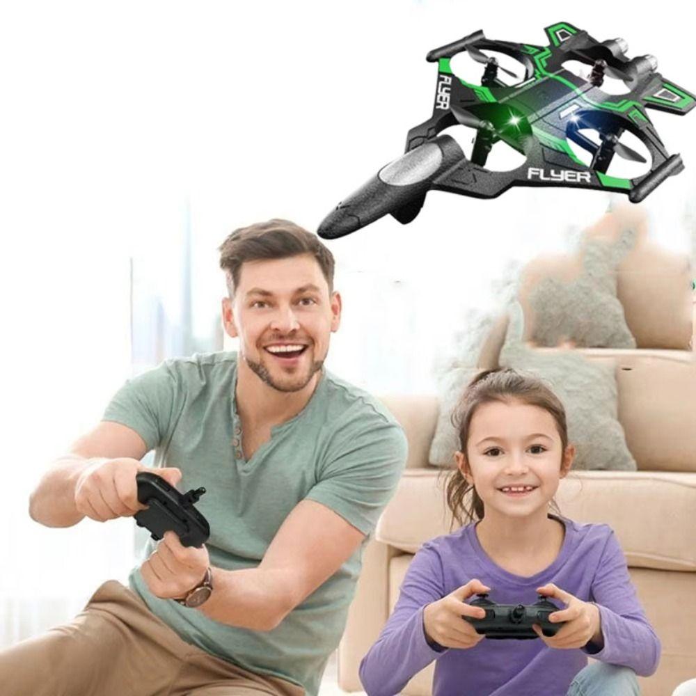 EPP Foam Four Motor Helicopter Toy Rechargeable RC Hobby Jet Plane  Kids Toddlers Children
