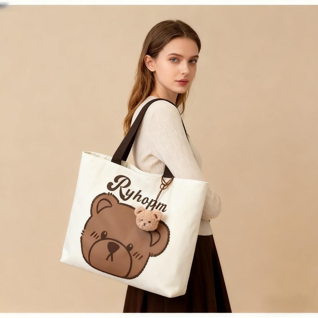 Women's Casual Shoulder Bag Large Capacity Tote Bag Fitness Purses for Women Vintage Handbags Hobo Tote Bag Canvas Satchel for Work Travel Shopping