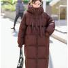 Long Down Cotton-padded Jacket Winter Cotton-padded Jacket Loose Knee-length Coat Breaded Jacket Thick Cotton-padded Jacket
