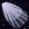 Wedding Veil for Wedding Party Bride Veil Sheer Head Scarf White