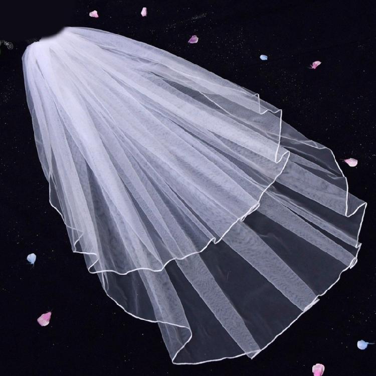 Wedding Veil for Wedding Party Bride Veil Sheer Head Scarf White