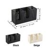 3 Girds Disposable Paper Cup Holder Plastic Detachable Design Coffee Cup Storage Rack Large Capacity Wall Mounted