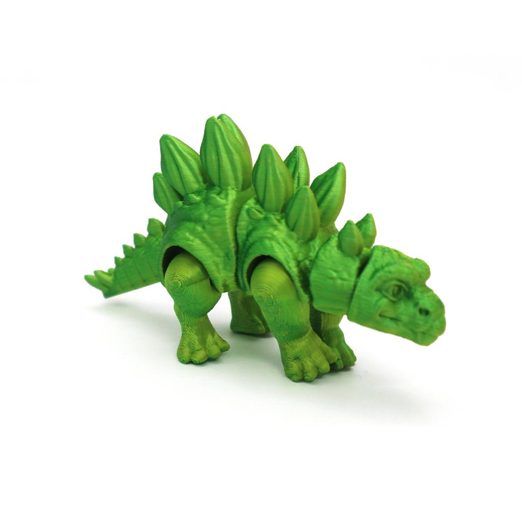 Jurassic 3D Printing Stegosaurus Toy Simulation Dinosaur Figure Model Creative Gift Office Home Decoration Joints Movable