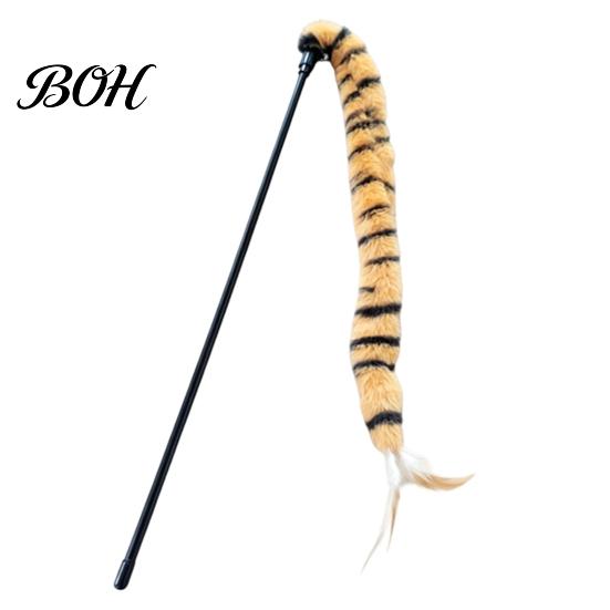 Durable Cat Play Stick Funny Toy, Toys for Indoor Cats, Interactive Scratch-resistant Toy Teaser Wand, Plush Kitten Toys, Exercise Wand