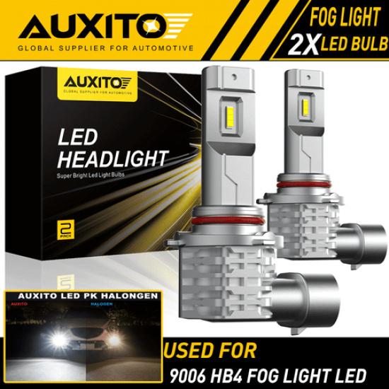 AUXITO 9006 LED Headlight Bulbs Conversion Kit Low Beam 6500K Wireless White 2x