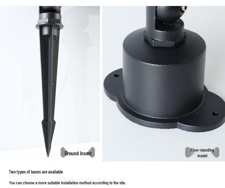 Outdoor Waterproof Plug-In Spotlight for Gardens and Lawns