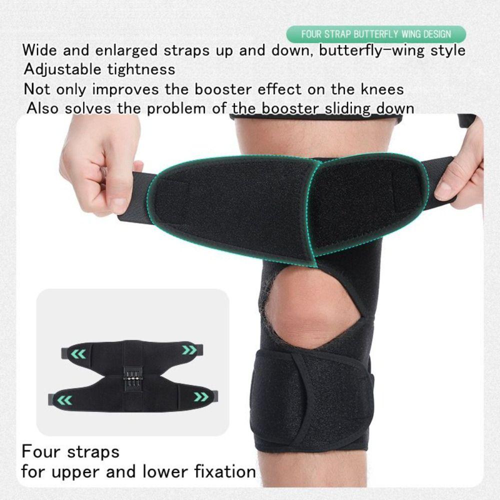 Non-Slip Knee Assistive Device with Powerful Rebound Springs Brace Joint Support