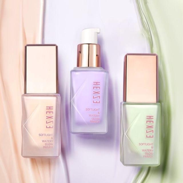 

HEXZE - Softlight and Watery Glow Primer - 3 Colors #Purple - 30ml