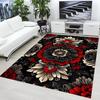 Bohemia Mandala Flower Living Room Carpet Boho Floral Area Rug Corridor Steps Non-slip Floor Mat Home Bedroom Bedside Mats