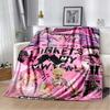 Machine Gun Kelly Poster Flanellen Deken Warm Muziek Kunst Plaid voor Slaapkamer Bank Bed Reizen Picknick Fan Cadeau