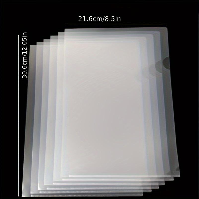 

30pcs L-shaped Folder & A4 Document Folder # Plastic Folder # File Set # Plastic Envelope Folder