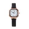 Watch Female Student Simple Personality Niche Temperament Retro Camellia Face Control White Small Dial