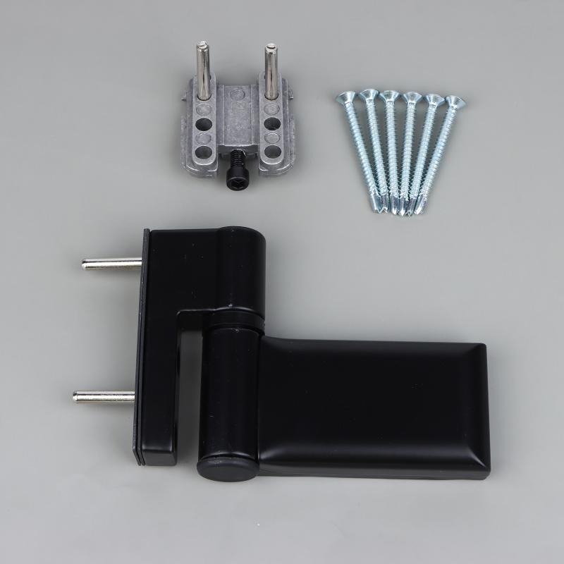 Adjustable Door Flag Hinge Triad with Aluminium Buffer for Double Glazing Doors