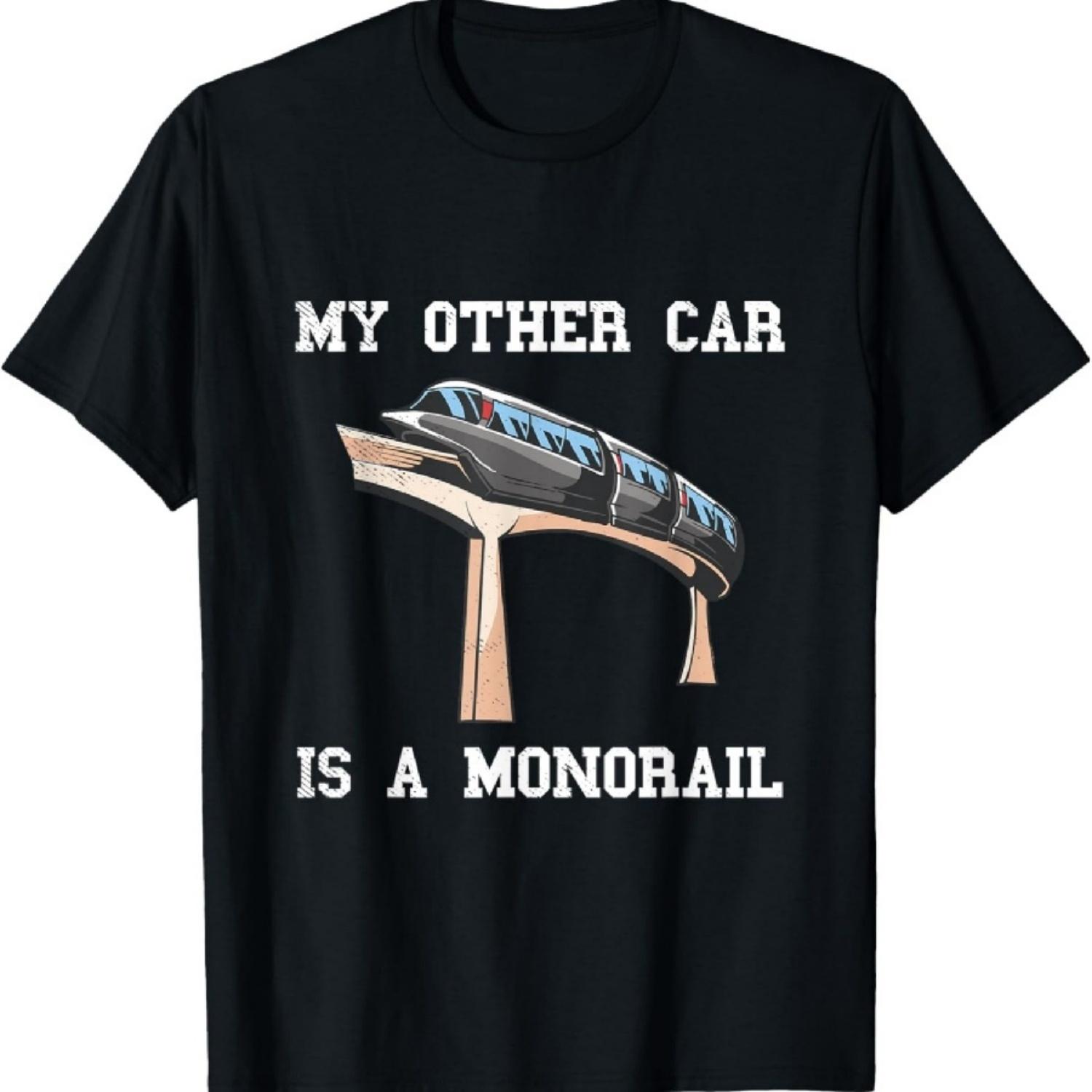 

Моя другая машина — монорельсовый транспорт Монорельсовый поезд Железнодорожная футболка XXXXXL чёрный