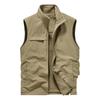 Men's Double-Sided Velvet Vest for Autumn and Winter - Outdoor, Windproof, Warm with Printed Logo