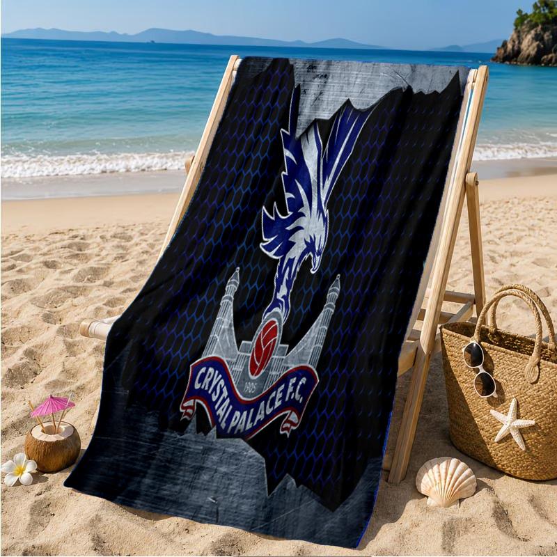 Eagle Crest Crystal Design Beach Towel Microfiber Beach Towel, Lightweight and Quick-Dry, for Summer Travel, Swimming Pool Fan Birthday Gift