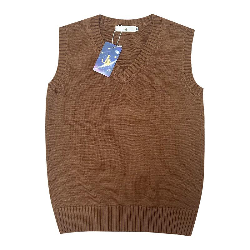 British College Style JK Uniform Vest, Japanese-Inspired Sweater