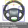 For Hyundai Tucson 2006 - 2012 2013 2014 Hand Sewing Car Steering Wheel Cover