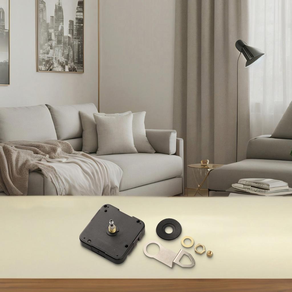 Simplified Installation Process with This Silent Wall Clock Mechanism Set