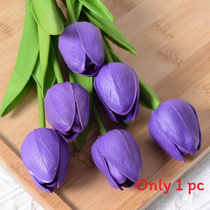 Artificial Realistic Plant Tulipa Gesneriana For Display And Decoration Event