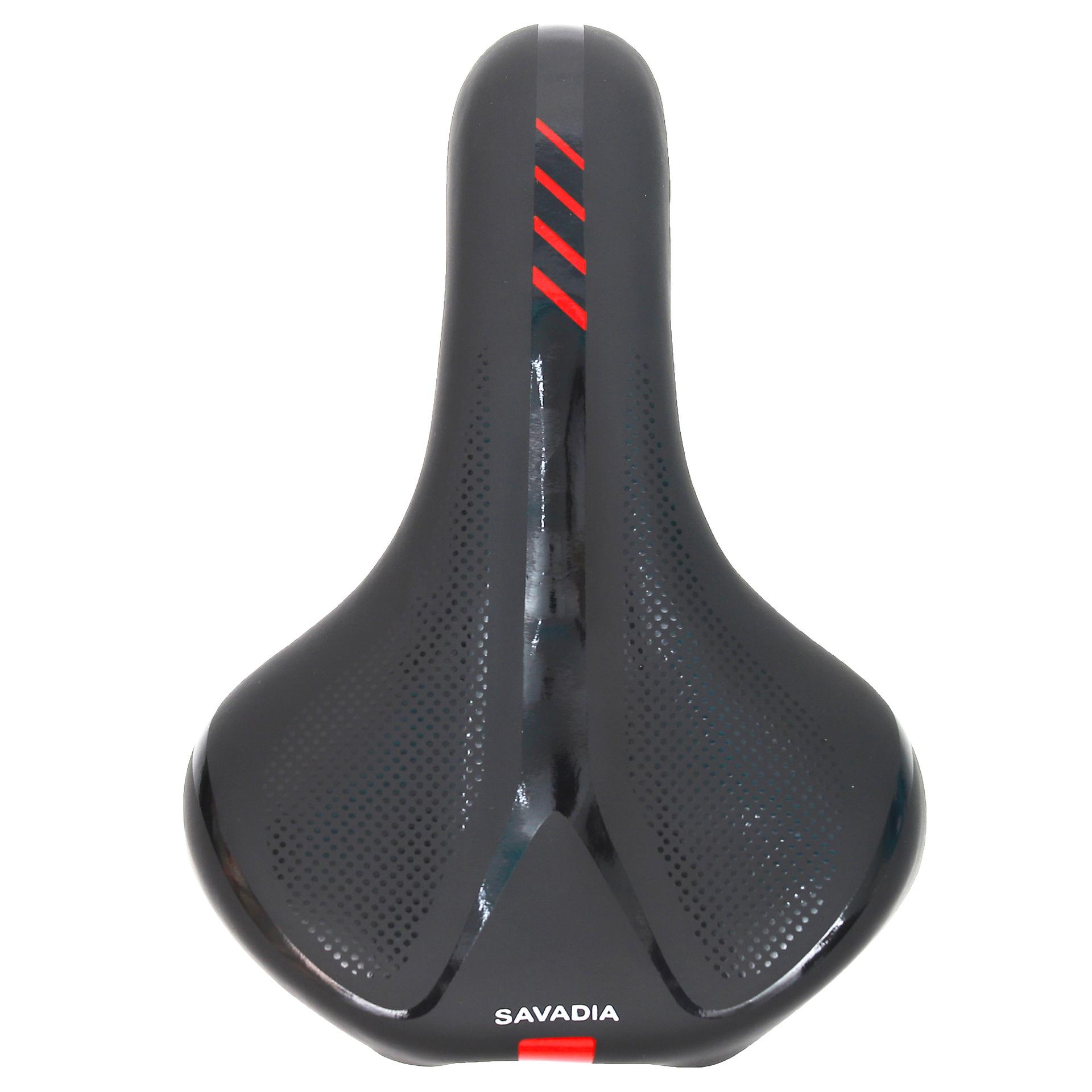 

Mountain bike saddle bicycle seat cushion soft thickened waterproof seat electric bicycle seat cushion Saddle without taillights червоний
