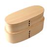 Magewappa Bento Bento x x Aktuální model J-kitchens Krabička, Dřevěná, Štíhlá, Dvoupatrová krabička, Přírodní, 17,2 cm 7,5 cm 9,5 cm, 700 ml,