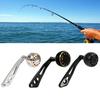 Single Fishing Reel Power Handle Metal Spinning Fishing Locking Arm Replacement Reliable Fishing Accessory