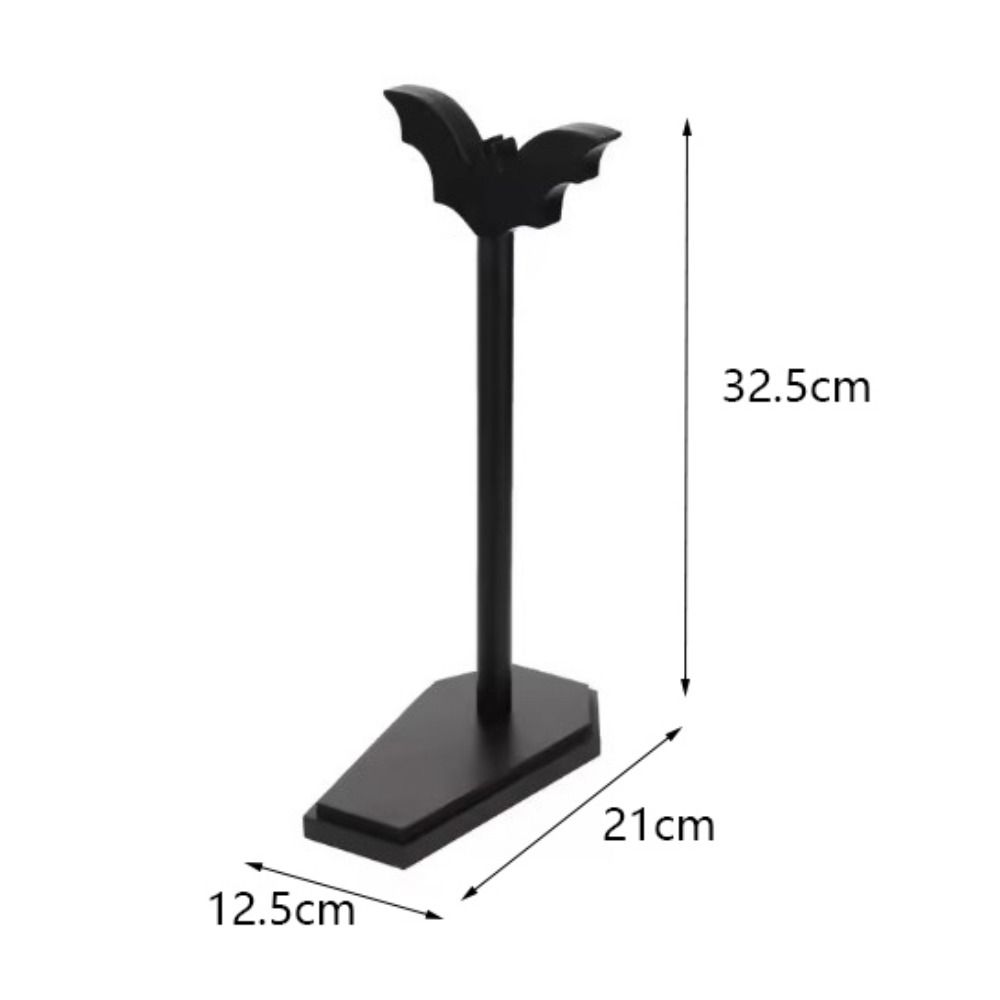 Acrylic Halloween Paper Towel Stand Gothic Paper Towel Rack Useful Bat Tissue Holder  Countertop