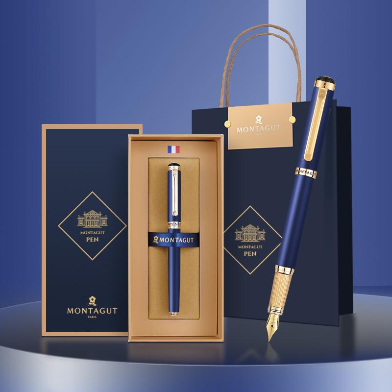 Mengtejiao Pen Business High-end Metal Heavy Feel Adult High-end Exquisite Signature Pen Office Special Financial Signature Gift