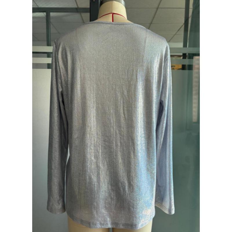 Neue Modische Glänzendes Band Schleife Damenbluse Langarm Lässig Frühling Herbst Süße Oberteile Slim Fit Einfarbige Streetwear Elegant Lässig Einfache Hemden