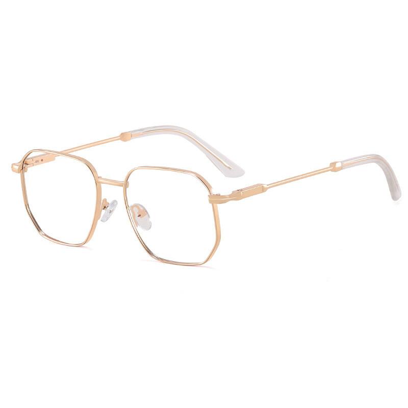 Classical Blue Lightweight Blocking Reading Eyeglasses Female Male Stylish Metal Spring Hinge Eyewear Optical Presbyopia Glasses