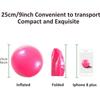 Pelota de Yoga de 9 Pulgadas Mini Ejercicio Ejercicio Pelota de Pilates Entrenamiento Deportivo Gimnasio Anti Explosión y Antideslizante Bolas Fisioterapia