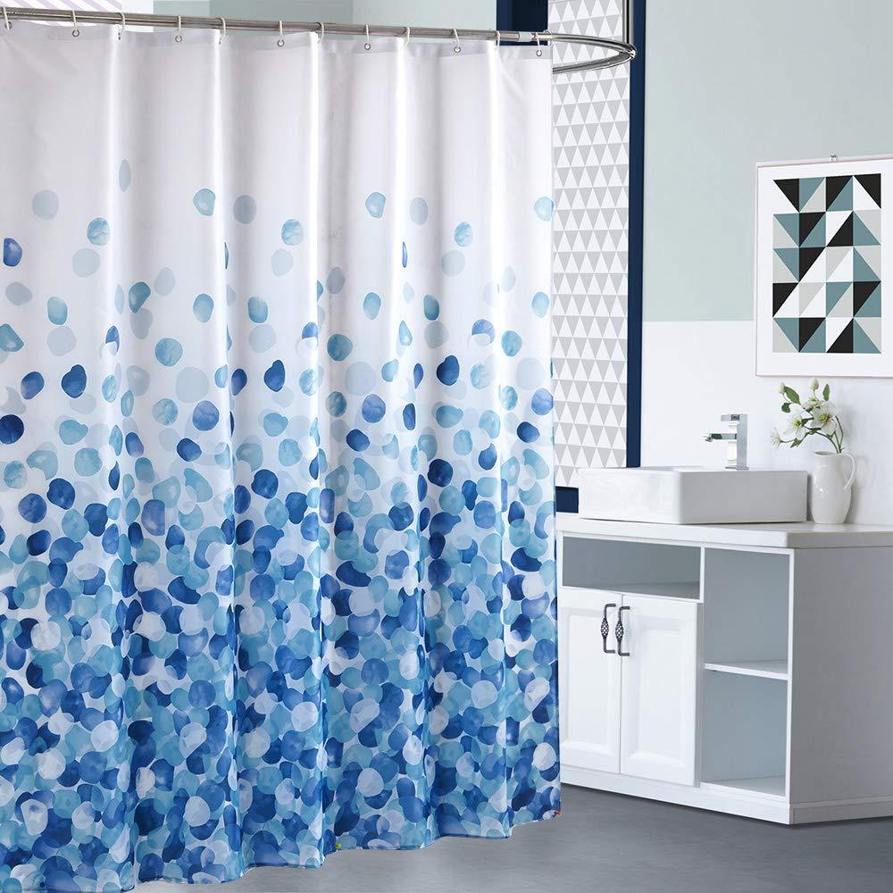 Grade Waterproof Hotel Polyester Shower Curtain Floral Home Bathroom Hospitality