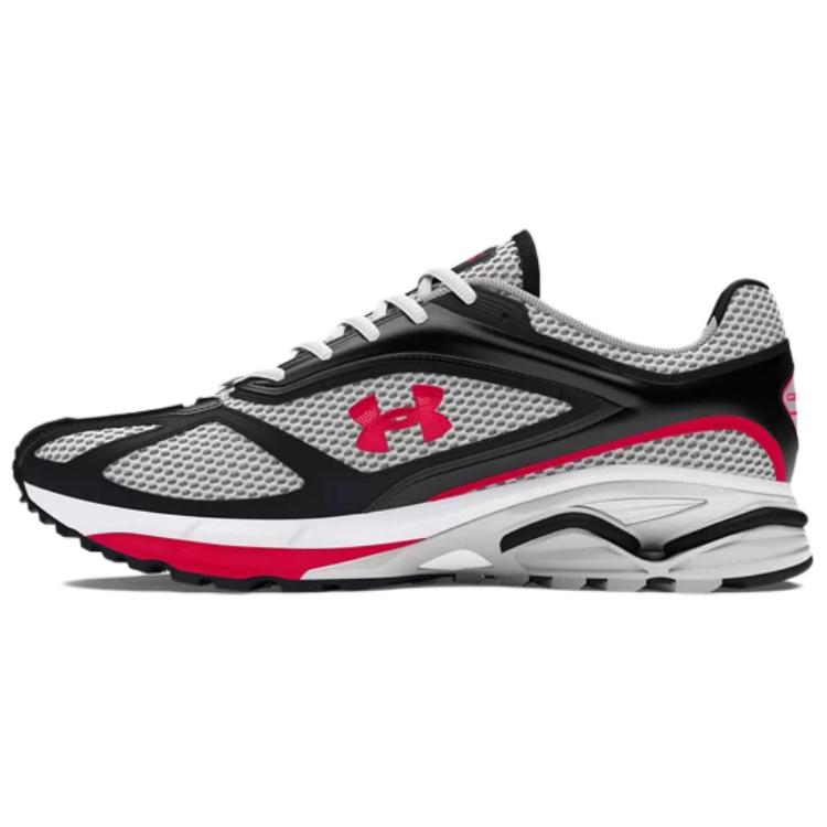 Under Armour Apparition Distant Grey Black Red Unisex Sneakers Inferno-Red 3027595-107