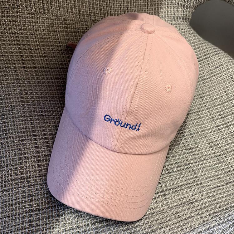 Korean Style Embroidered Letter Baseball Cap For Women Street Fashion Sun Hat