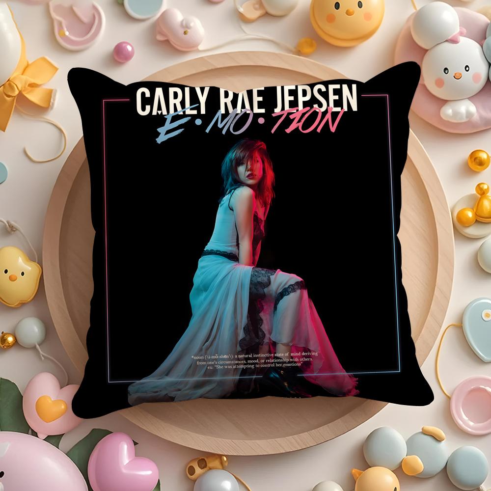 Carly Rae Singer J-Jepsen Cushion Cover Home & Car Multi-Scene Pillow Cover - Reversible, Soft & Durable for Daily Use