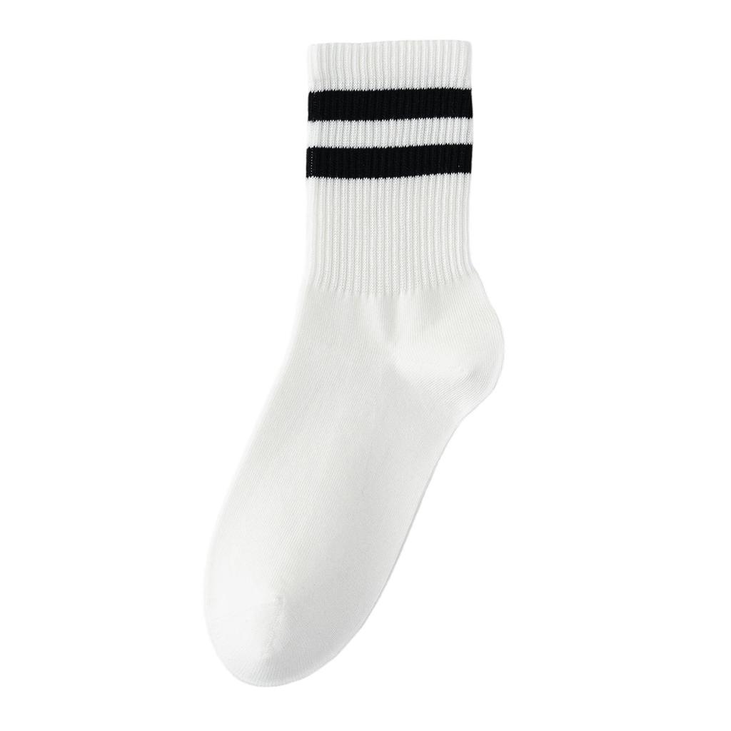 Pure Cotton Socks - Children's Autumn and Winter Anti-bacterial, Odor-proof, Sweat-absorbing, Bone-free Socks with Stripes, Anti-tear.