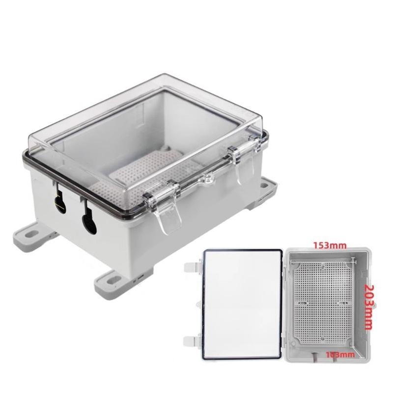 Waterproof Junction Box Electrical Enclosure Lockable Electrical Connection Box for Outdoor Indoor Cable Protections