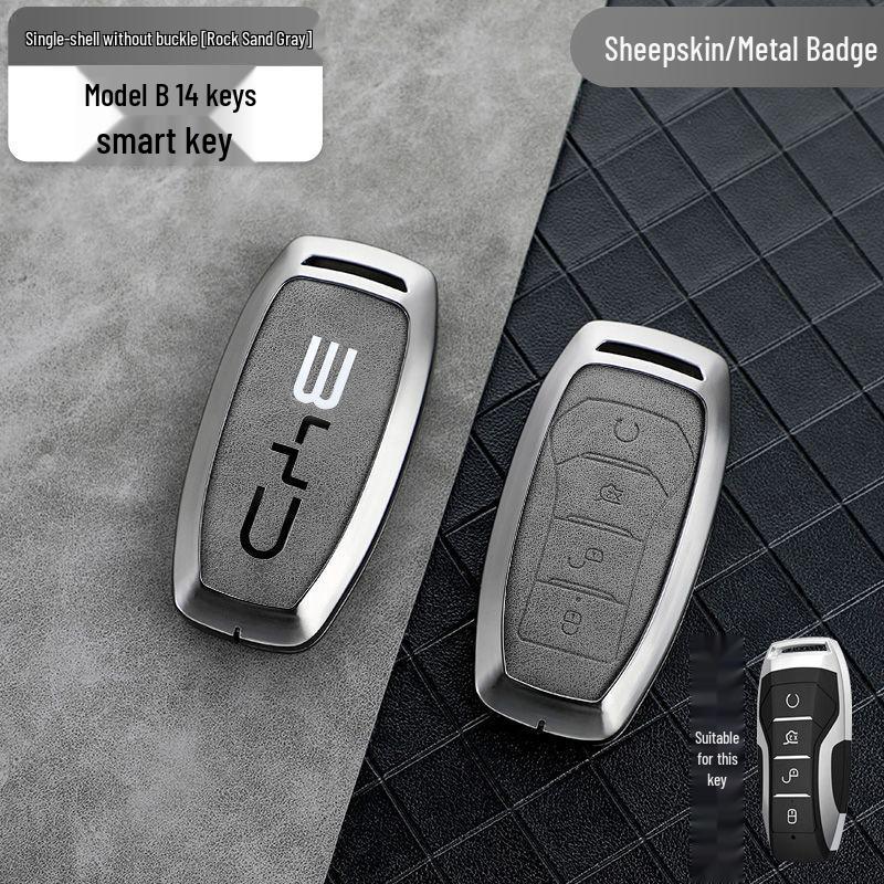 

Compatible Key Case for BYD: Qin Plus DMi, Dolphin, Song Plus, Han EV, Yuan Pro, Tang, and e2 Models