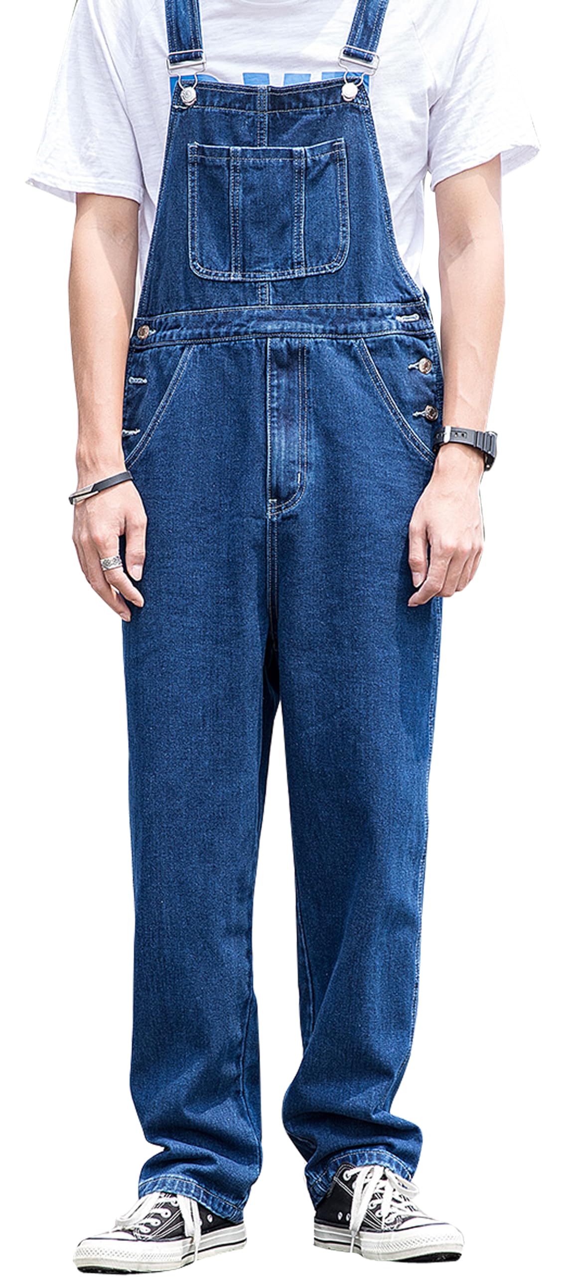 

Комбинезон для Подходит для Большой Джинсовый Повседневный Свободный Зимний Синий [Kayiyasu] Мужчины, 40-100 кг, Размер, Комбинезон, Брюки, Посадка, Рабочая одежда, Длинный, Стильный, S-5XL,